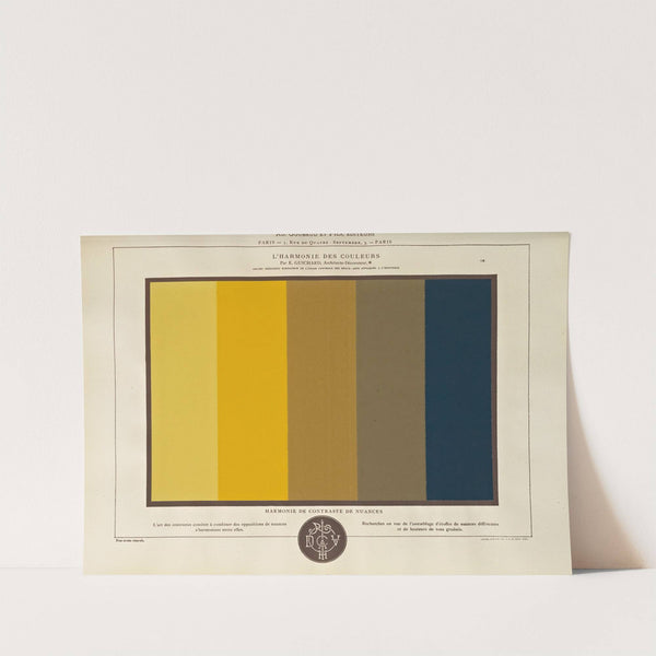 L'harmonie des couleurs Pl.061 by Édouard Guichard
