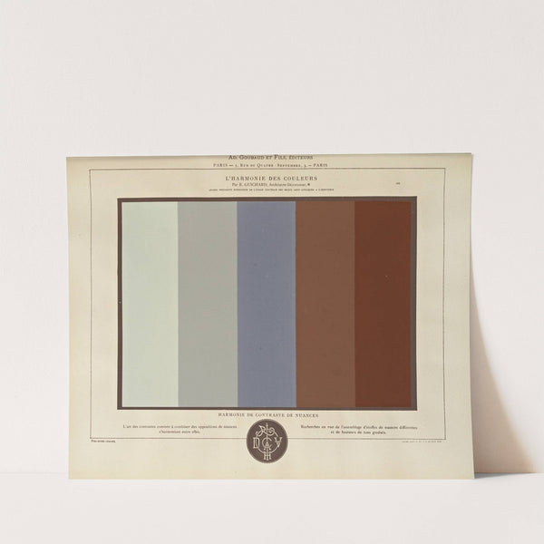 L'harmonie des couleurs Pl.062 by Édouard Guichard