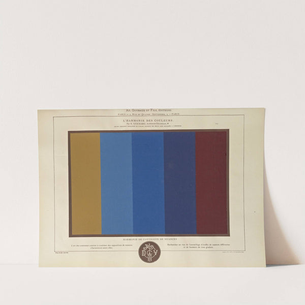 L'harmonie des couleurs Pl.065 by Édouard Guichard