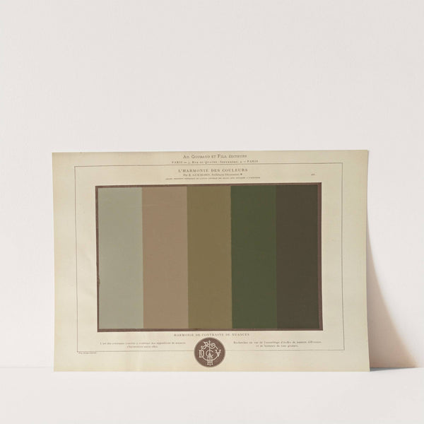 L'harmonie des couleurs Pl.067 by Édouard Guichard