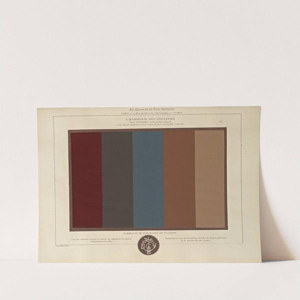 L'harmonie des couleurs Pl.069 by Édouard Guichard