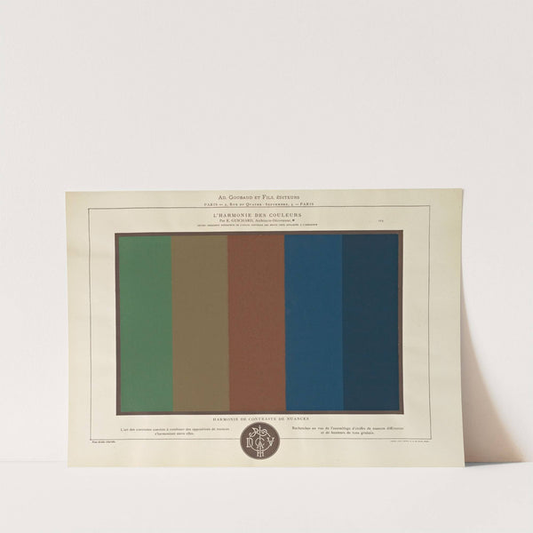 L'harmonie des couleurs Pl.070 by Édouard Guichard