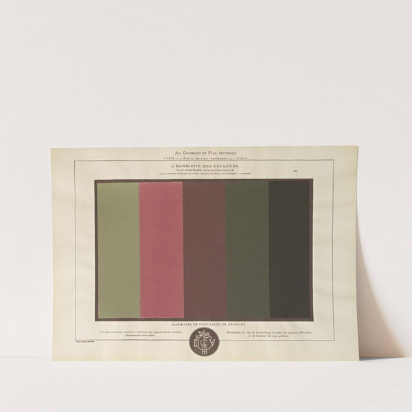 L'harmonie des couleurs Pl.072 by Édouard Guichard