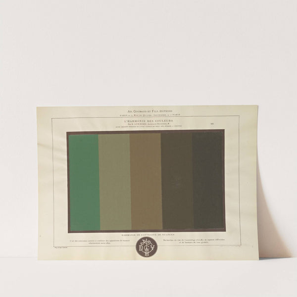 L'harmonie des couleurs Pl.074 by Édouard Guichard