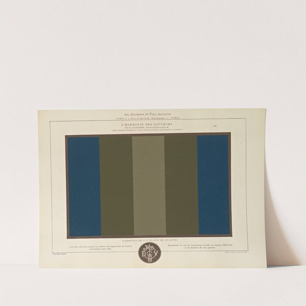L'harmonie des couleurs Pl.078 by Édouard Guichard