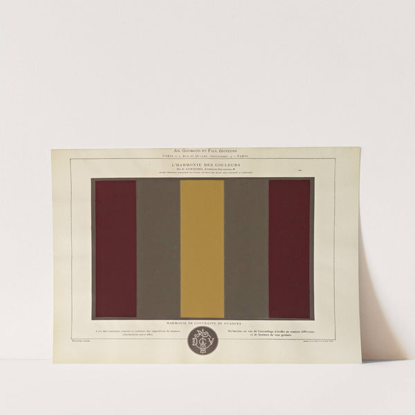 L'harmonie des couleurs Pl.083 by Édouard Guichard