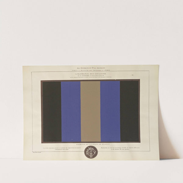 L'harmonie des couleurs Pl.087 by Édouard Guichard