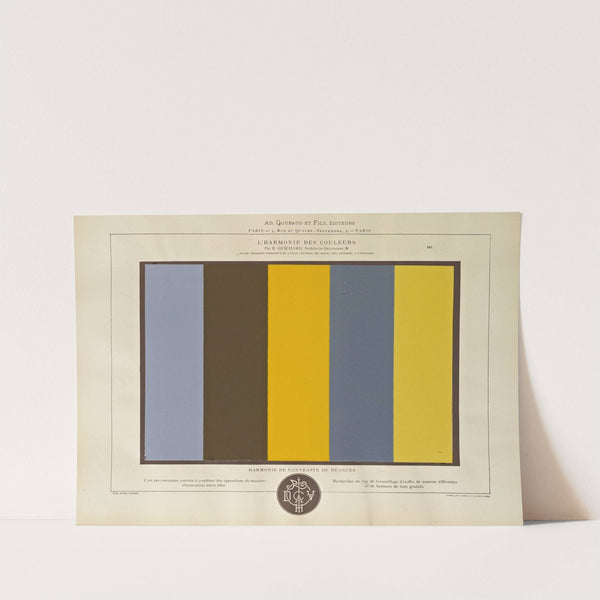 L'harmonie des couleurs Pl.089 by Édouard Guichard