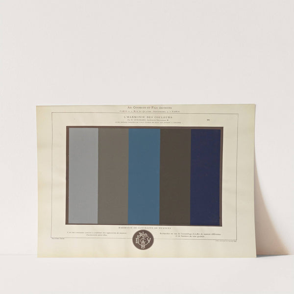 L'harmonie des couleurs Pl.093 by Édouard Guichard