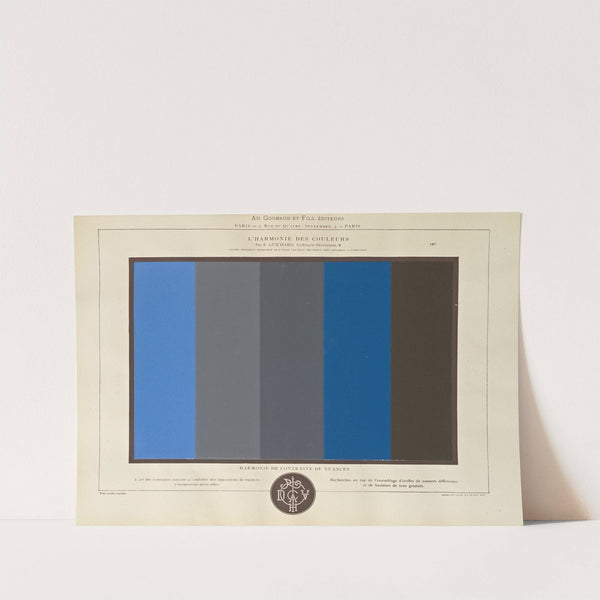 L'harmonie des couleurs Pl.095 by Édouard Guichard