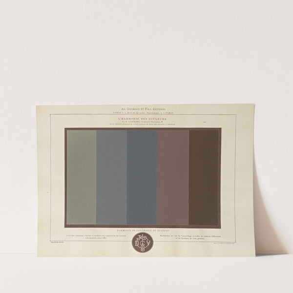 L'harmonie des couleurs Pl.097 by Édouard Guichard