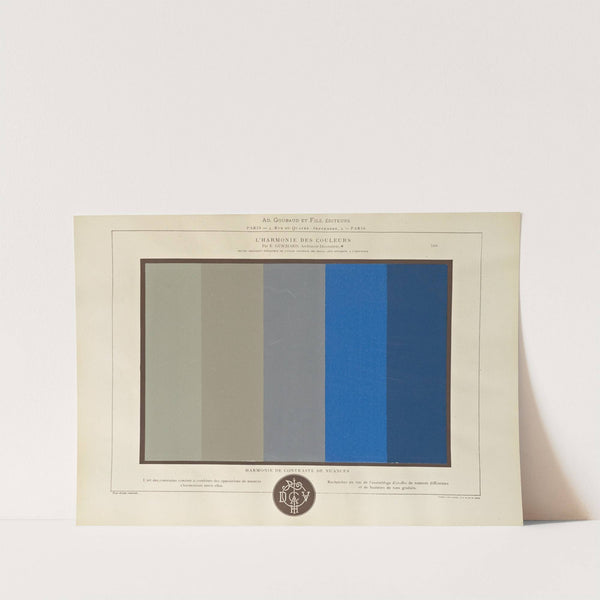 L'harmonie des couleurs Pl.098 by Édouard Guichard