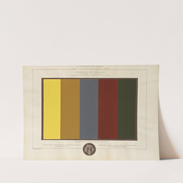 L'harmonie des couleurs Pl.099 by Édouard Guichard
