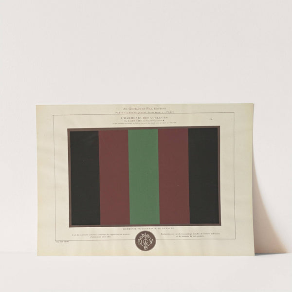 L'harmonie des couleurs Pl.106 by Édouard Guichard