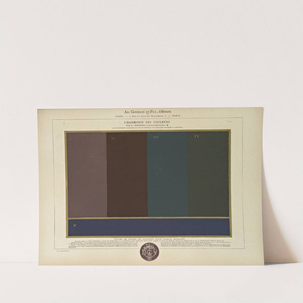 L'harmonie des couleurs Pl.117 by Édouard Guichard