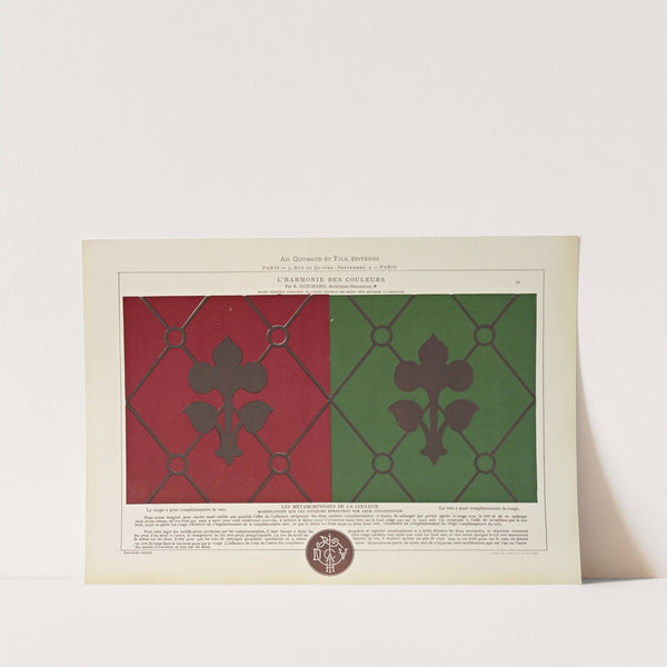 L'harmonie des couleurs Pl.123 by Édouard Guichard