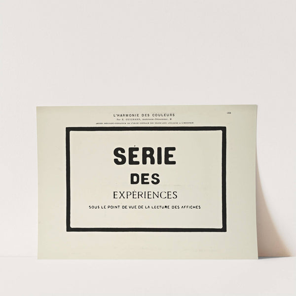 L'harmonie des couleurs Pl.126 by Édouard Guichard