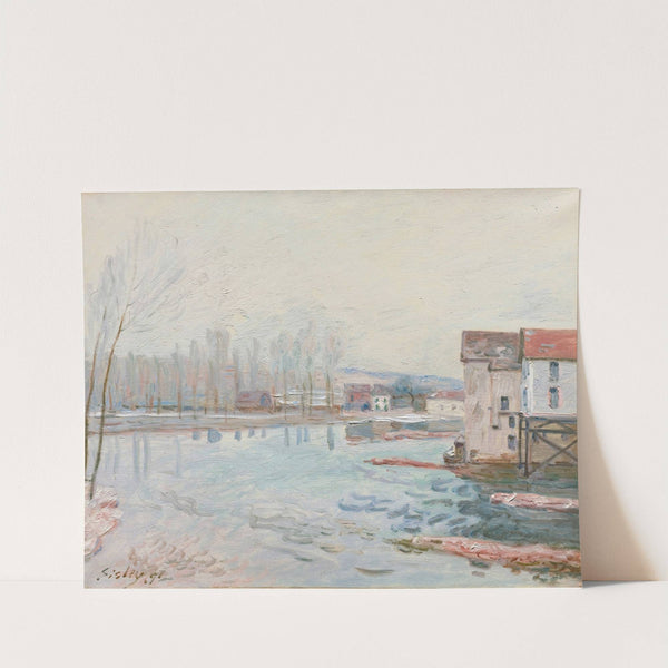 L’hiver À Moret (1891) by Alfred Sisley