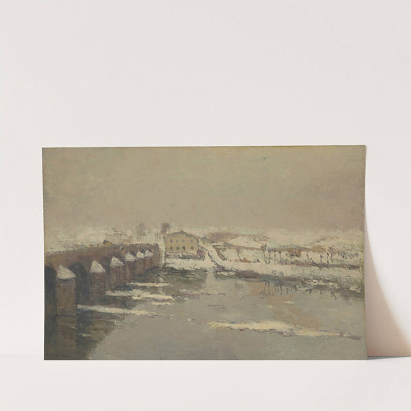 L’Hiver à Pont du Château (1884) by Albert Lebourg