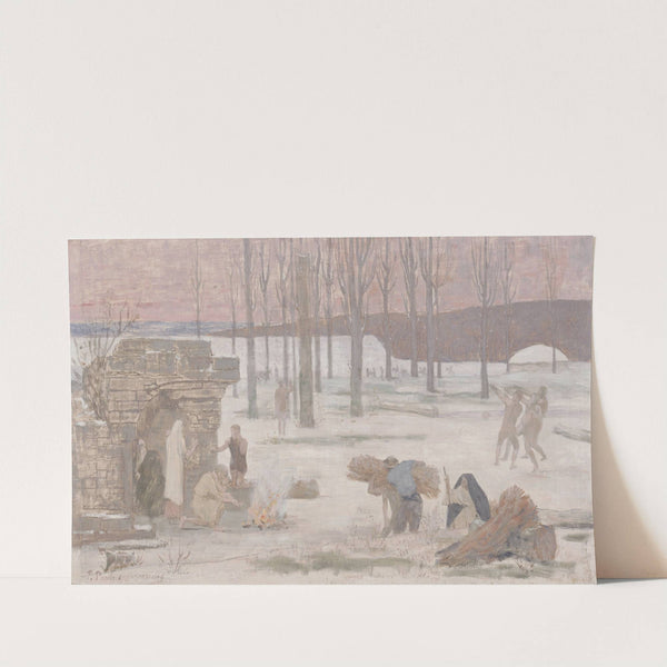 L’Hiver, esquisse pour l’Hôtel de Ville de Paris (1889-1892) by Pierre Puvis de Chavannes