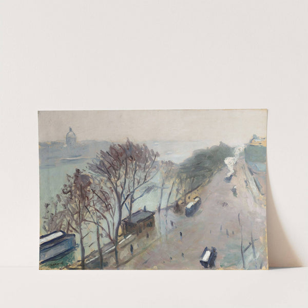 L’Hiver, quai du Louvre, temps de neige (1906) by Albert Marquet