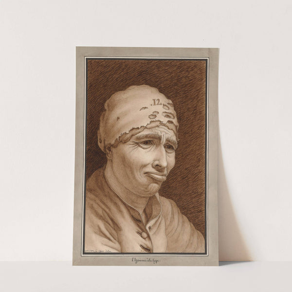 L’homme à la lippe (1777-1825) by Jean Jacques Lequeu
