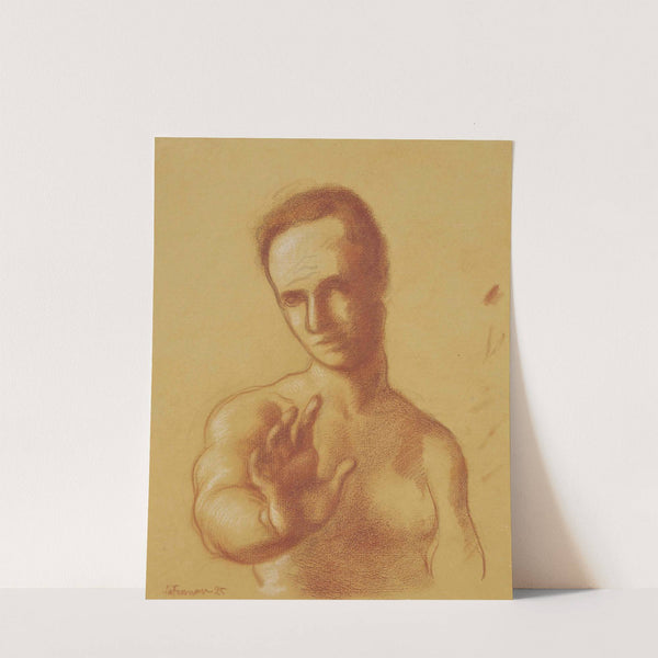 L'homme au bras tendu by Roger de La Fresnaye