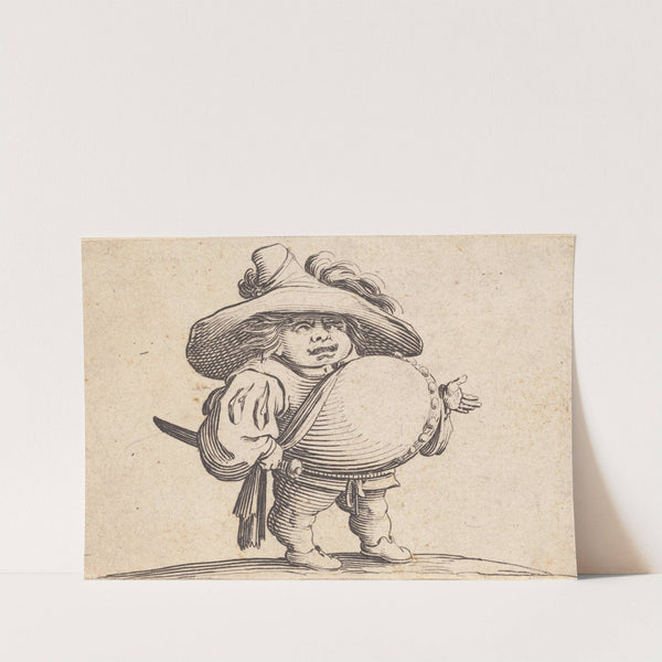 L'homme au gros ventre orné d'une rangée de boutons by Jacques Callot