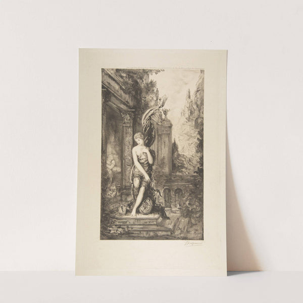 L’Homme qui court après la Fortune et celui qui l’attend dans son lit (1886) by Félix Bracquemond