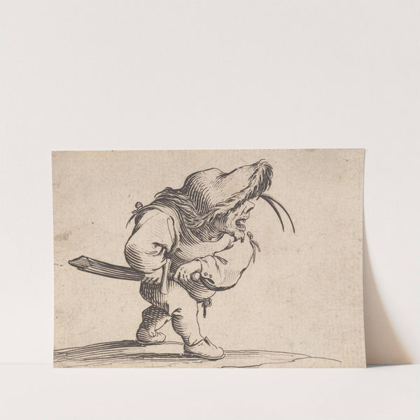 L'homme s'apprêtant a tirer son sabre by Jacques Callot