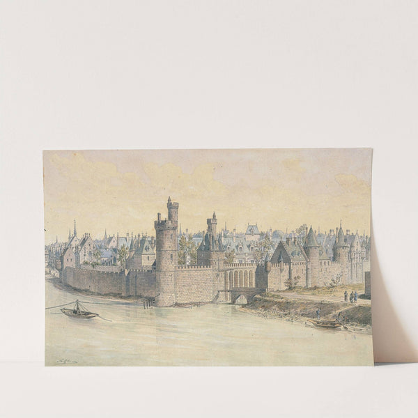 L’hôtel de la Tour de Nesle en 1380 (1915-1945) by Fédor Hoffbauer