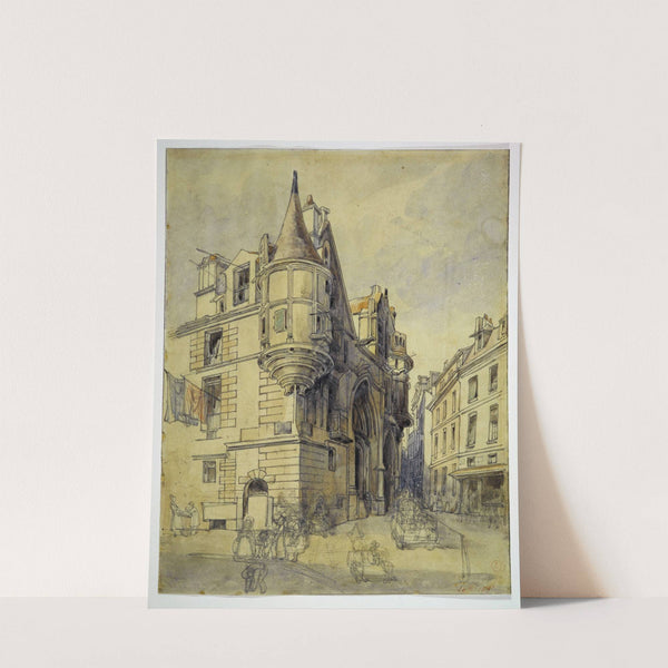 L'Hôtel de Sens, rue du Figuier by Thomas Shotter Boys