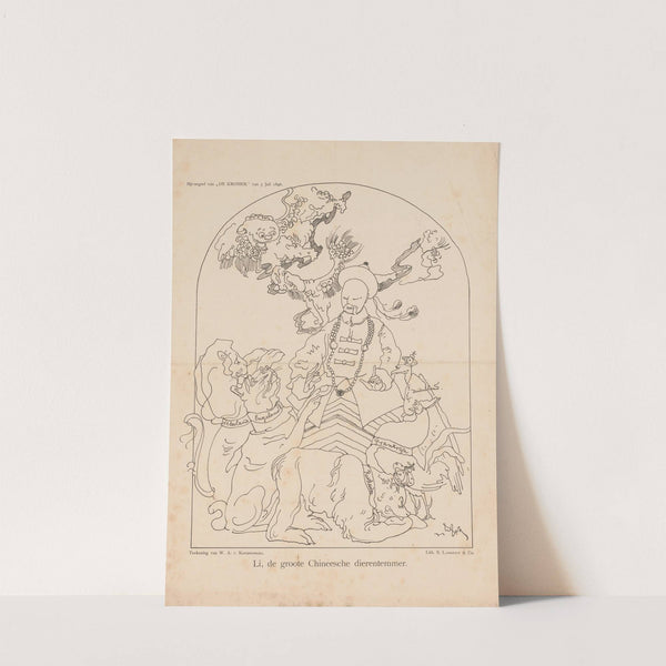 Li, de groote Chineesche dierentemmer (1896) by Willem van Konijnenburg
