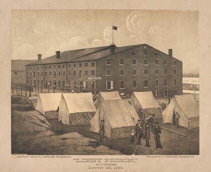 Libbey Prison as it appeared August 23, 1863. (1882)