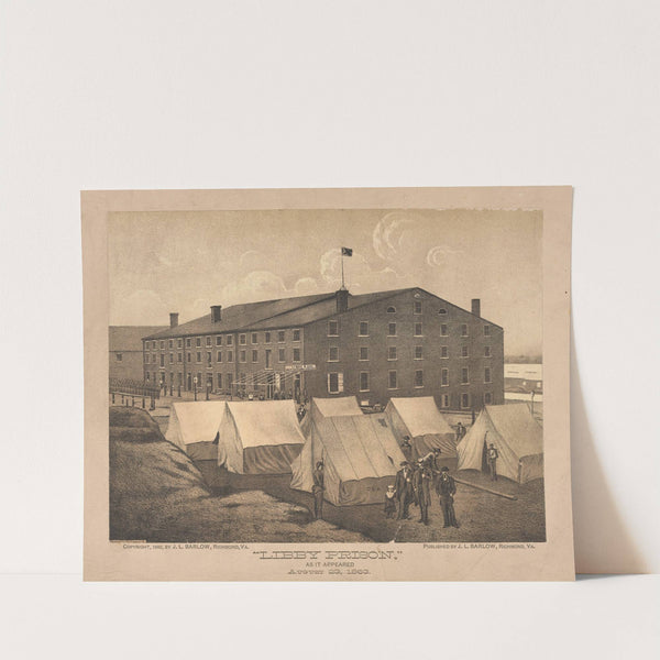 Libbey Prison as it appeared August 23, 1863. (1882) by J. L. Barlow