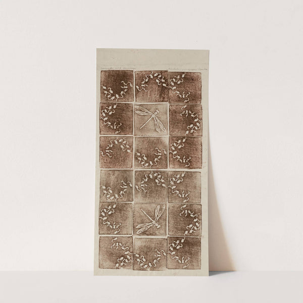 Libellules et têtards (carrelage) (1915) by Pierre Roche