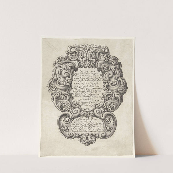 Libellus Novus Elementorum Latinorum Cum AEneis picturis usui Aurifabrorum inservientib -Title Page (1645-1650) by Jeremias Falck