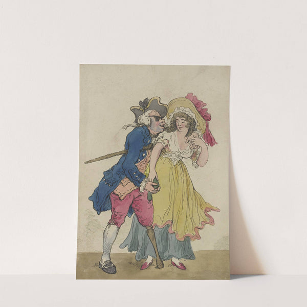 Liberality and desire (1788) by Thomas Rowlandson