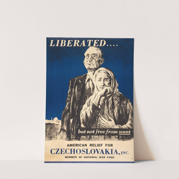 Liberated but not free from want by Anonymous