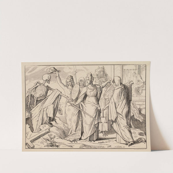 Liberté, égalité, fraternité Toi, Passé, va-t-en by Alexandre Désiré Collette