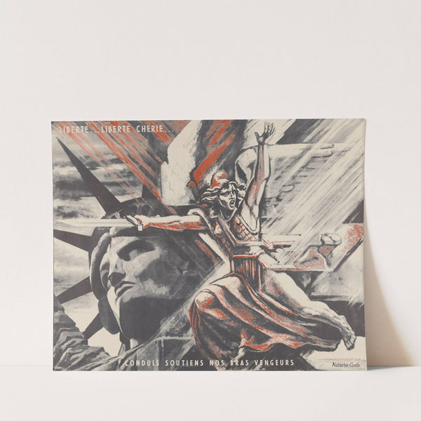 Liberté.. liberté chérie… Conduis soutiens nos bras vengeurs (Freedom… dear freedom… Support our avenging arms) by Natacha Carlu