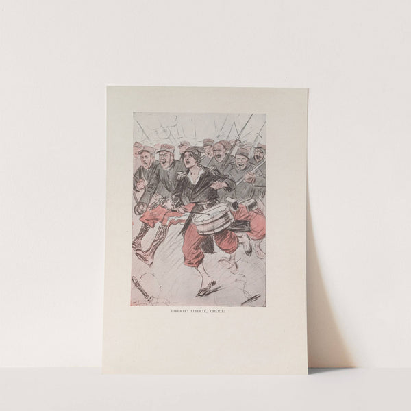 Liberté! Liberté, Cherie! (1916-1917) by Louis Raemaekers