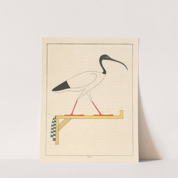 L'Ibis, emblême vivant de Thoth le second Hermès. by Léon-Jean-Joseph Dubois