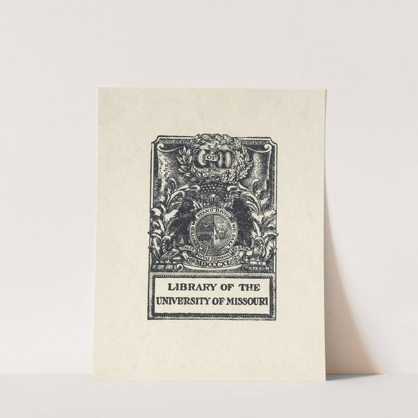 Library Of The University Of Missouri (1899) by Joseph Winfred Spenceley