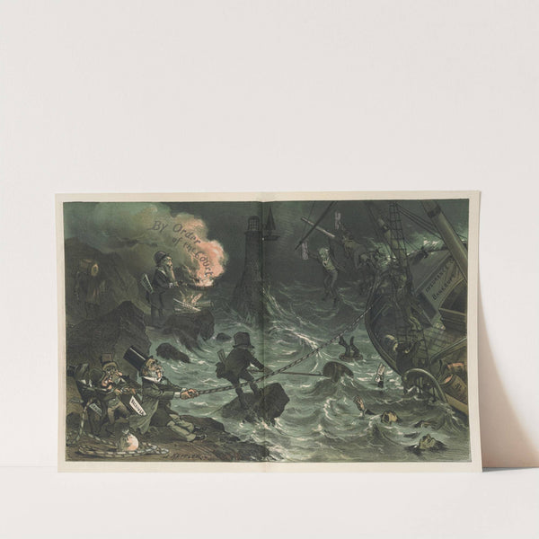 Licensed wreckers - in the hands of the receivers by Joseph Ferdinand Keppler