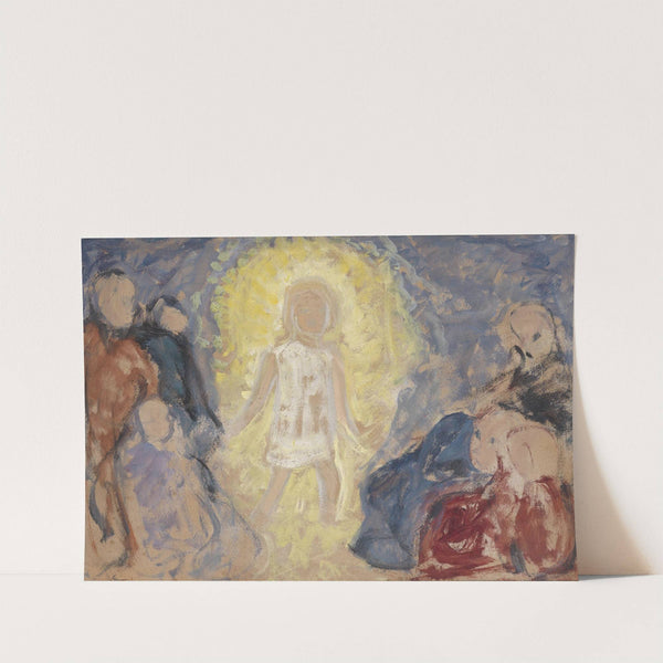 Lichtgestalt Studie by Broncia Koller-Pinell