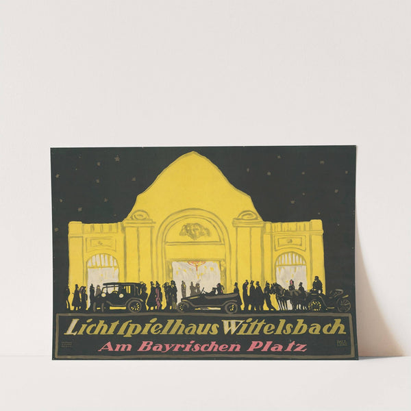 Lichtspielhaus Wittelsbach. Am Bayrischen Platz (1903 - 1913) by Paul Leni
