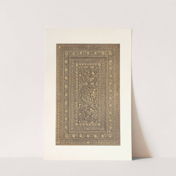 Lid of a Casket in Carved Sandal-Wood (1858) by John Charles Robinson