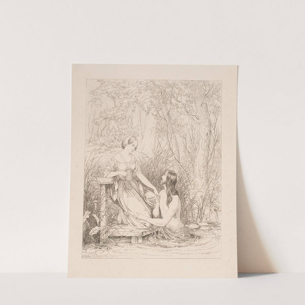 Liden Gunver og Havmanden by Edvard Lehmann