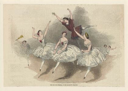 The Pas des déesses, at Her Majesty’s Theatre (1846)